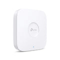 TP-Link Omada EAP653 AX3000 ceiling mount Wi-Fi 6 access point in white with status LED.
