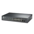 TP-Link JetStream SG2210P 8-port Gigabit Smart PoE+ switch with 2 SFP slots on a white background.